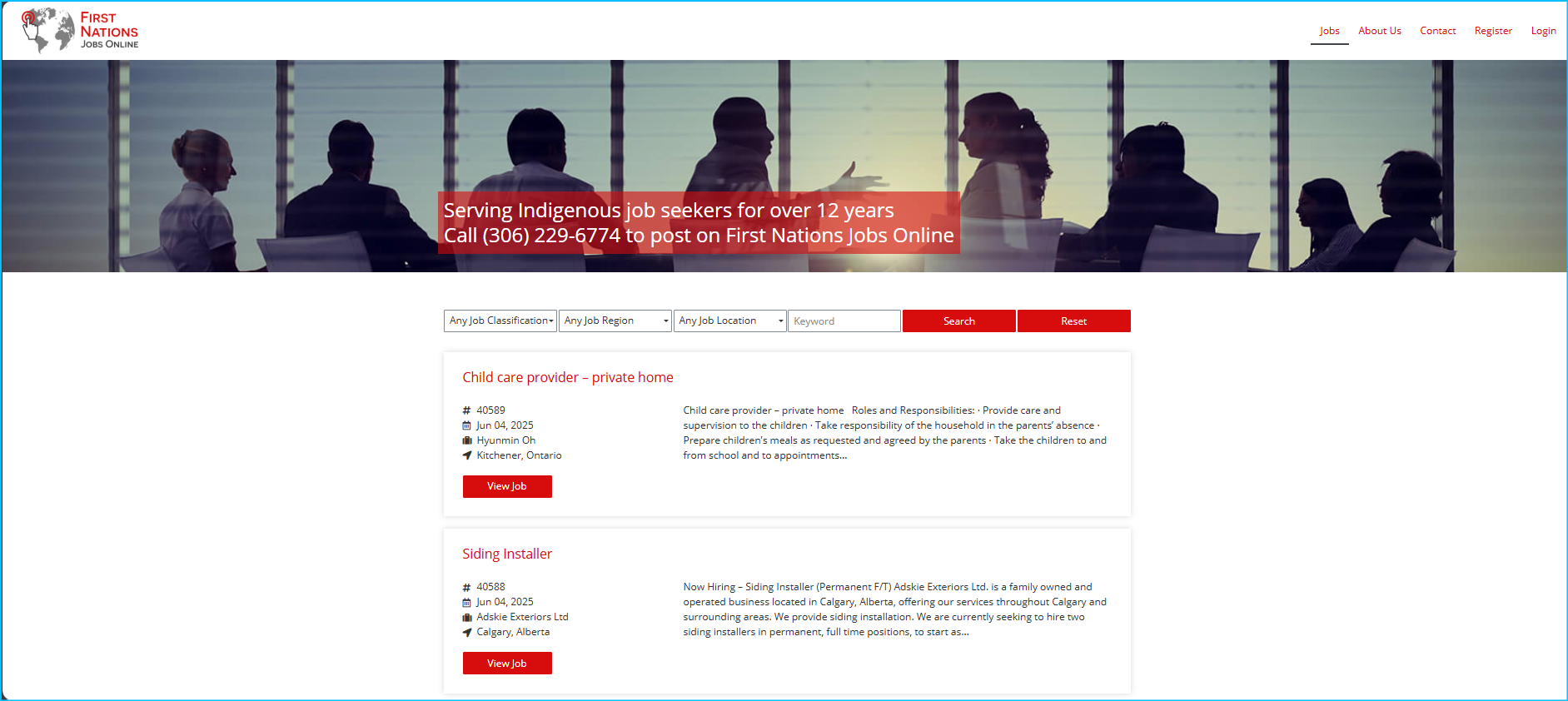 First Nations Jobs Online